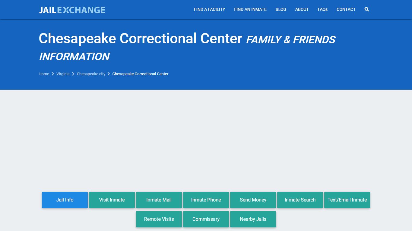 Chesapeake Correctional Center VA | Booking, Visiting, Calls, Phone